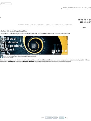 ¿Cuál es el ciclo de vida de las políticas públicas?