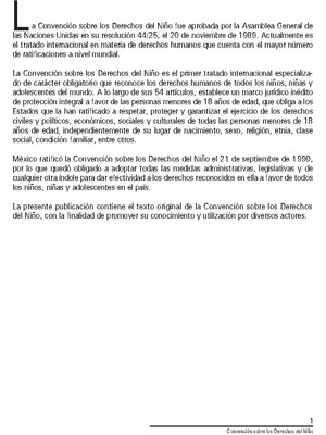 Convenio derechos niño