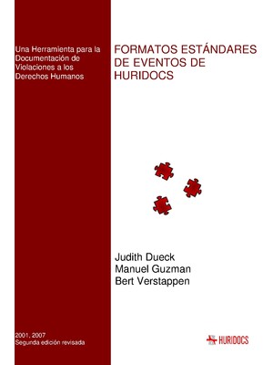 Formatos estándares de eventos de HURIDOCS