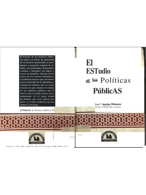 El estudio de las políticas públicas