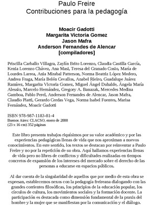 Contribuciones para la pedagogía