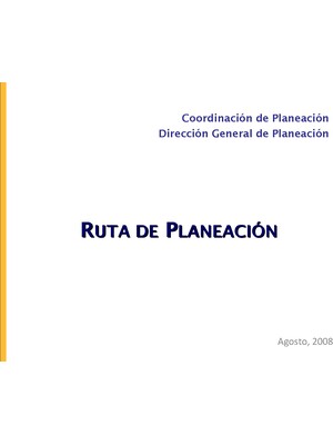 Ruta de Planeación
